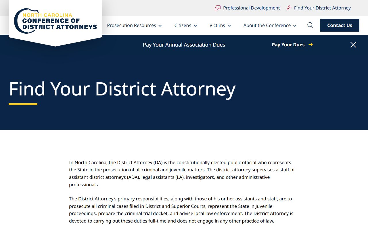 Harnett County criminal court records district attorney lookup source