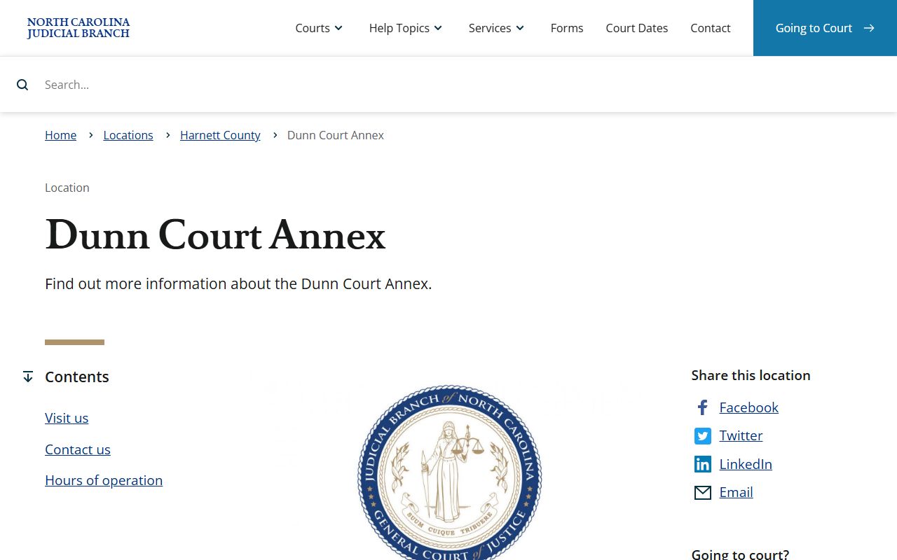 Harnett County Court Dunn Court Annex source